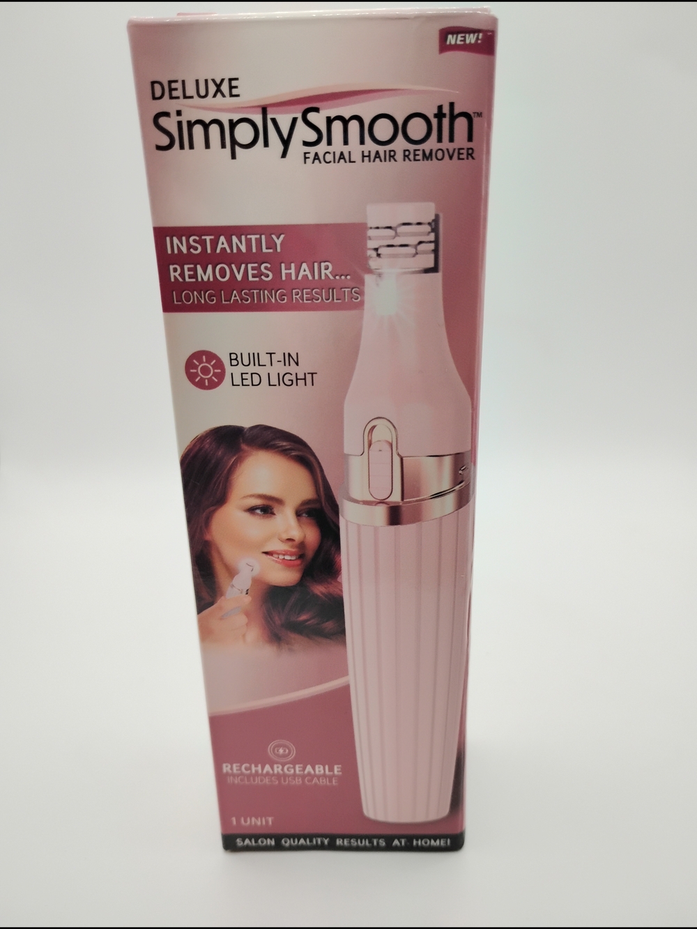Deluxe Pink Facial Hair Remover